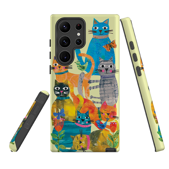Samsung Tough  Case - Cat Party By Tracey English