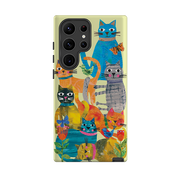 Samsung Tough  Case - Cat Party By Tracey English