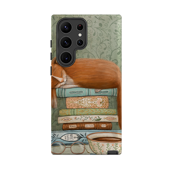 Samsung Tough Case - Cats and Books By Maja Lindberg