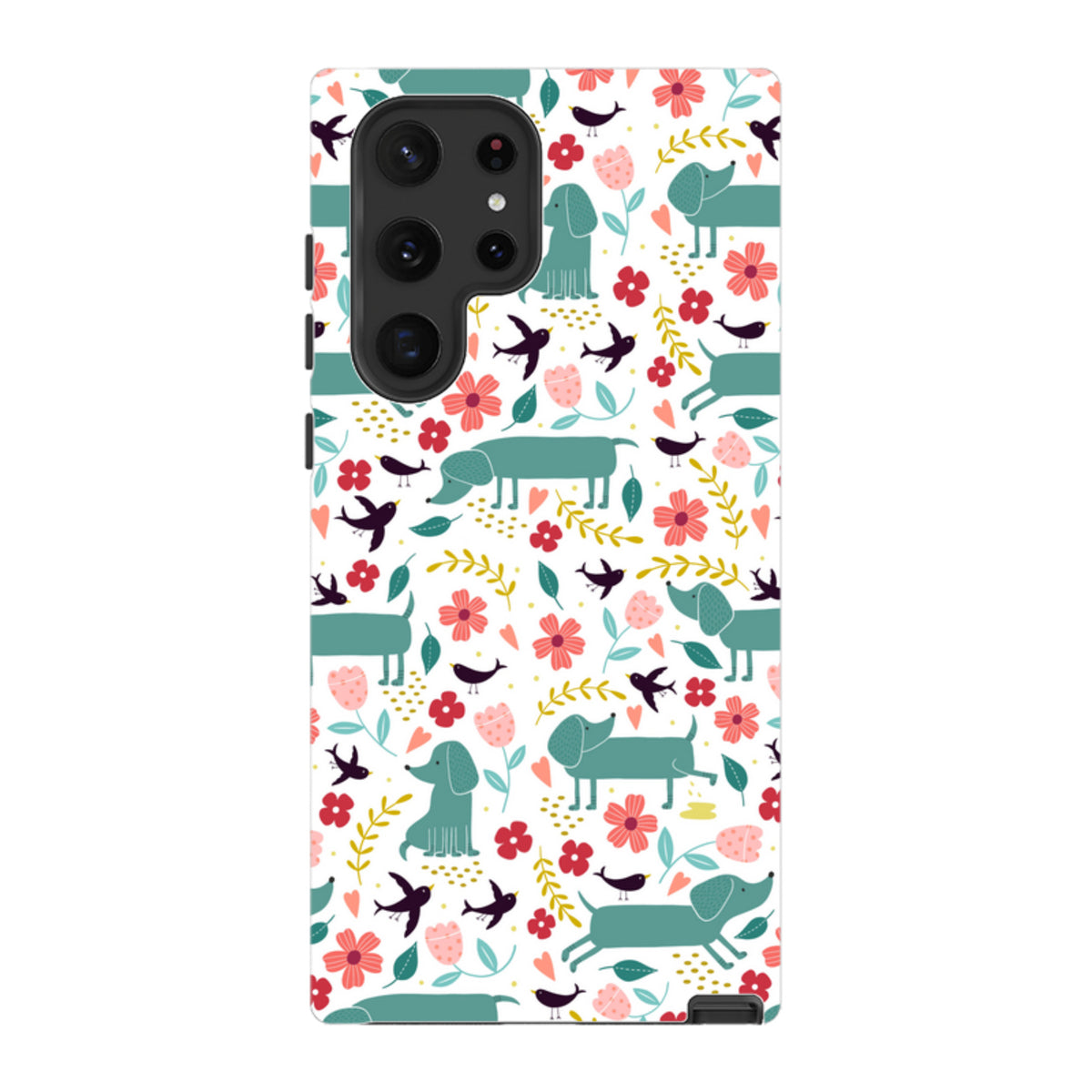 Samsung Tough Case - Cheek Dachshunds By Suzy Taylor