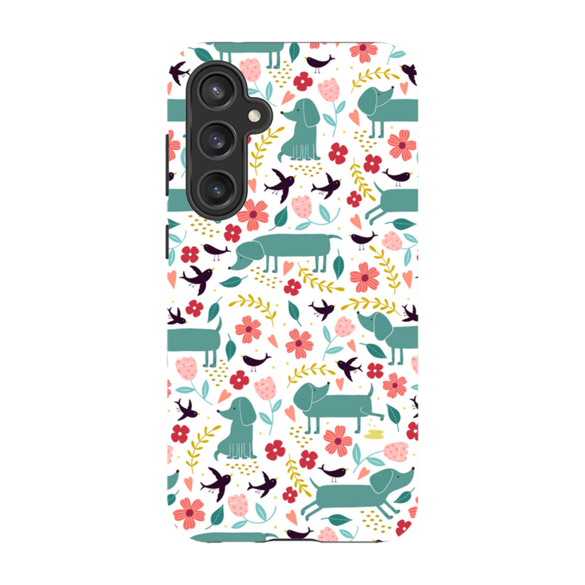 Samsung Tough Case - Cheek Dachshunds By Suzy Taylor