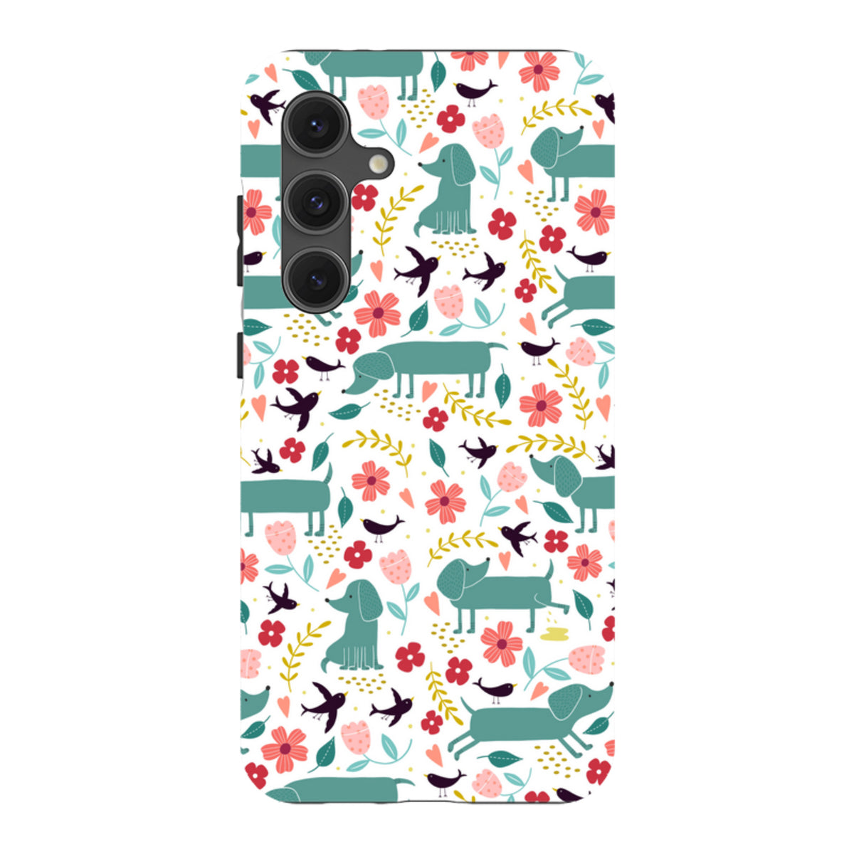 Samsung Tough Case - Cheek Dachshunds By Suzy Taylor