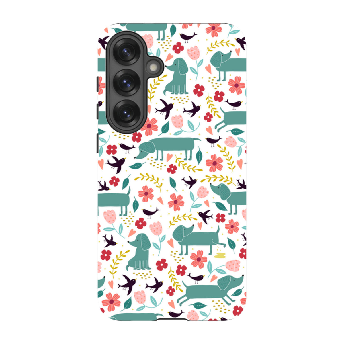 Samsung Tough Case - Cheek Dachshunds By Suzy Taylor