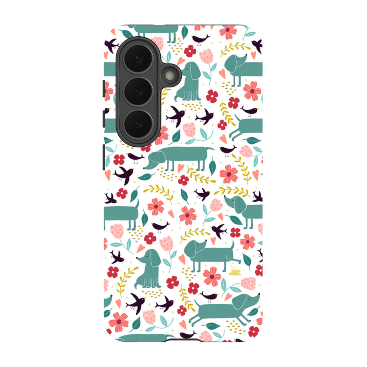 Samsung Tough Case - Cheek Dachshunds By Suzy Taylor