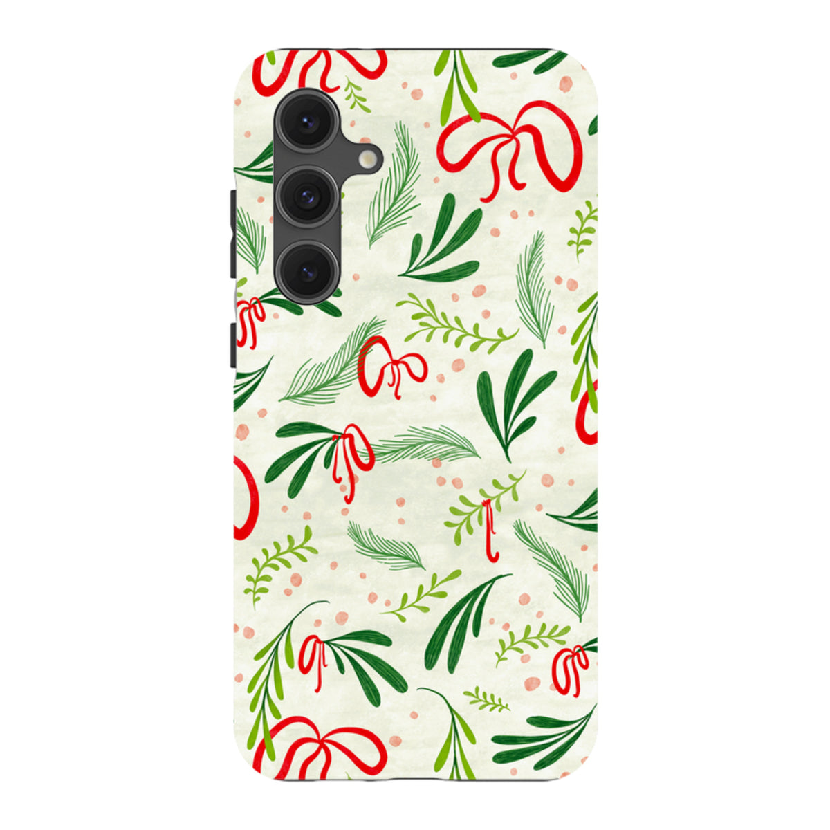 Samsung Tough Case - Christmas Bows By Katherine Quinn