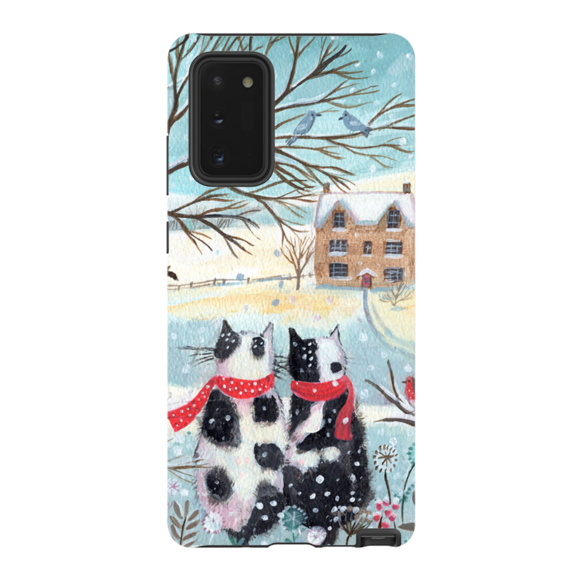 Samsung Tough Case - Christmas Cats By Mary Stubberfield