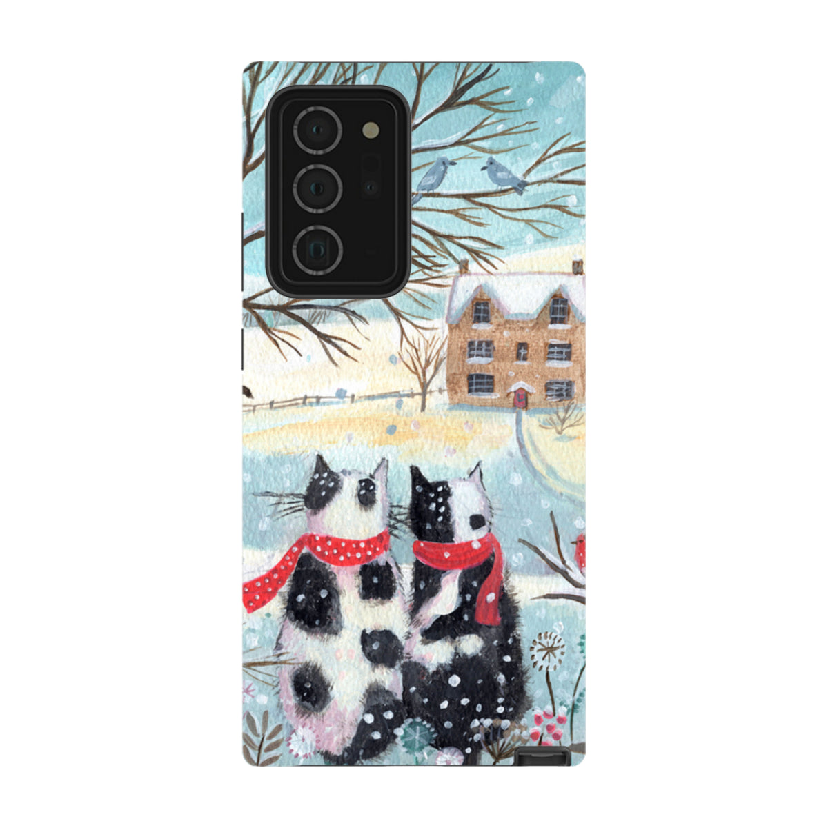 Samsung Tough Case - Christmas Cats By Mary Stubberfield