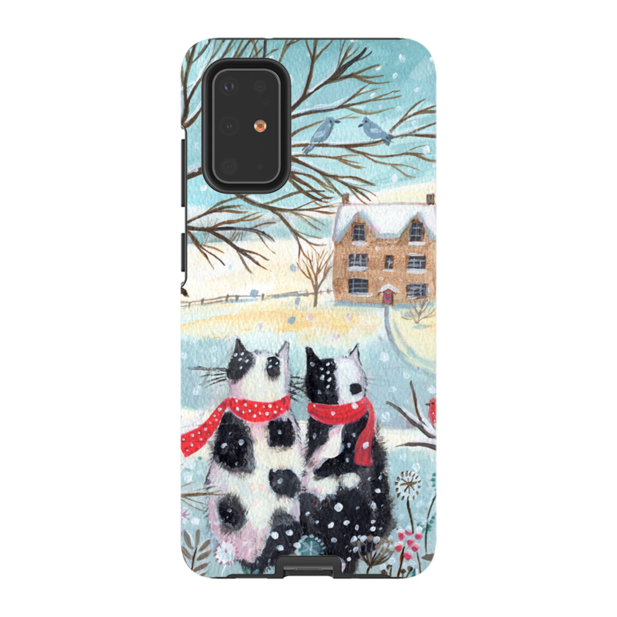 Samsung Tough Case - Christmas Cats By Mary Stubberfield