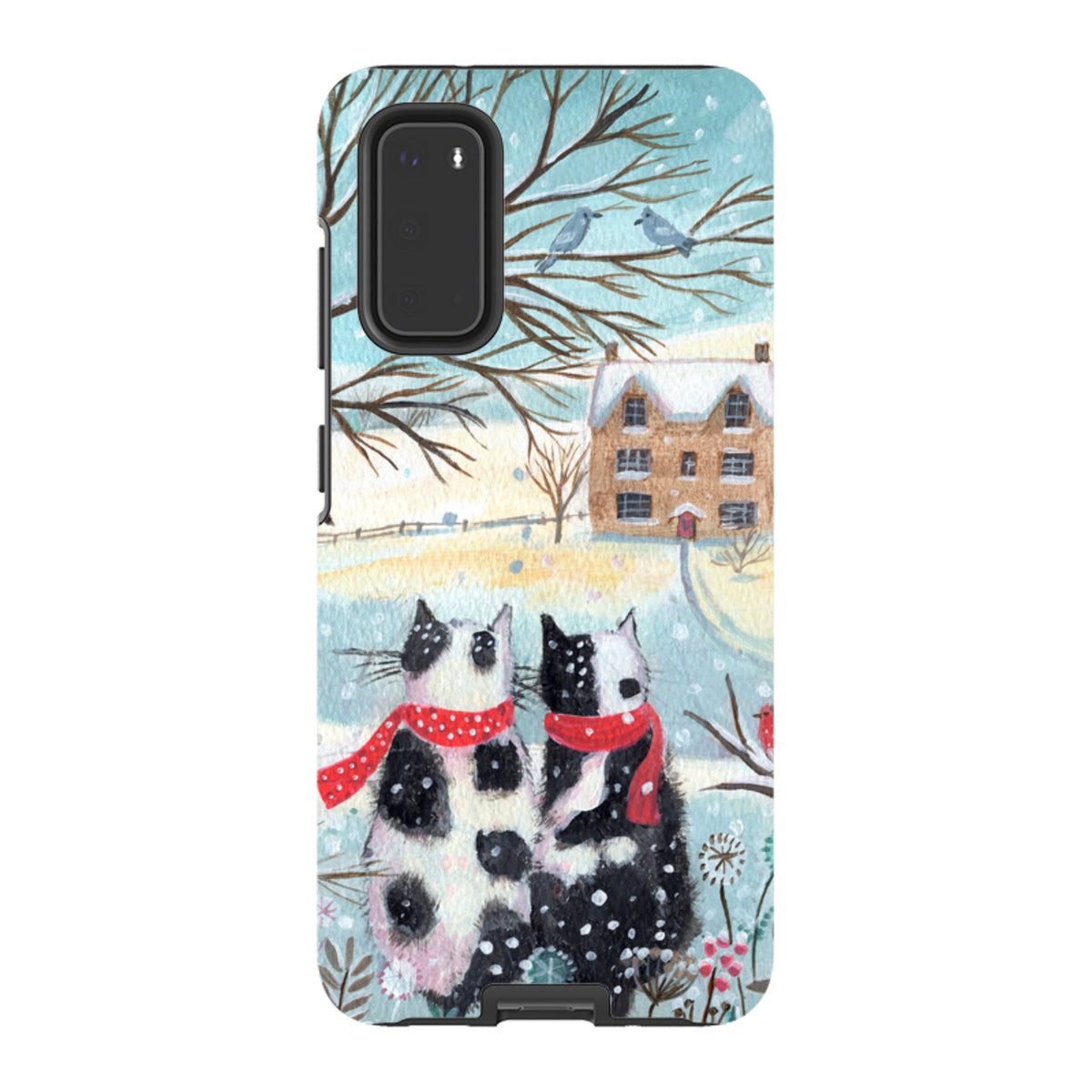 Samsung Tough Case - Christmas Cats By Mary Stubberfield