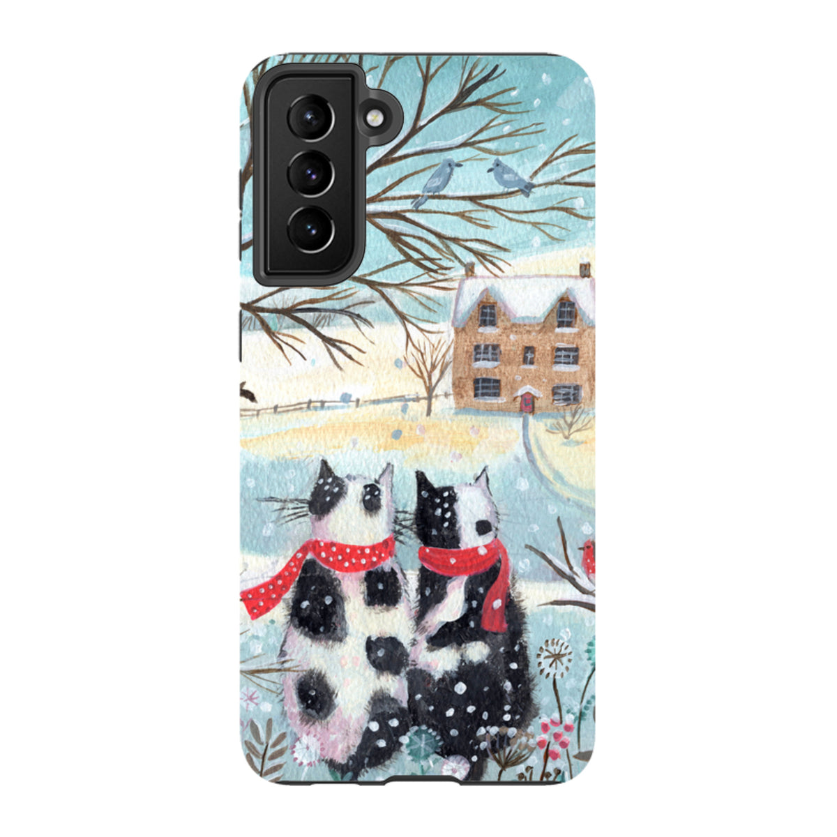 Samsung Tough Case - Christmas Cats By Mary Stubberfield