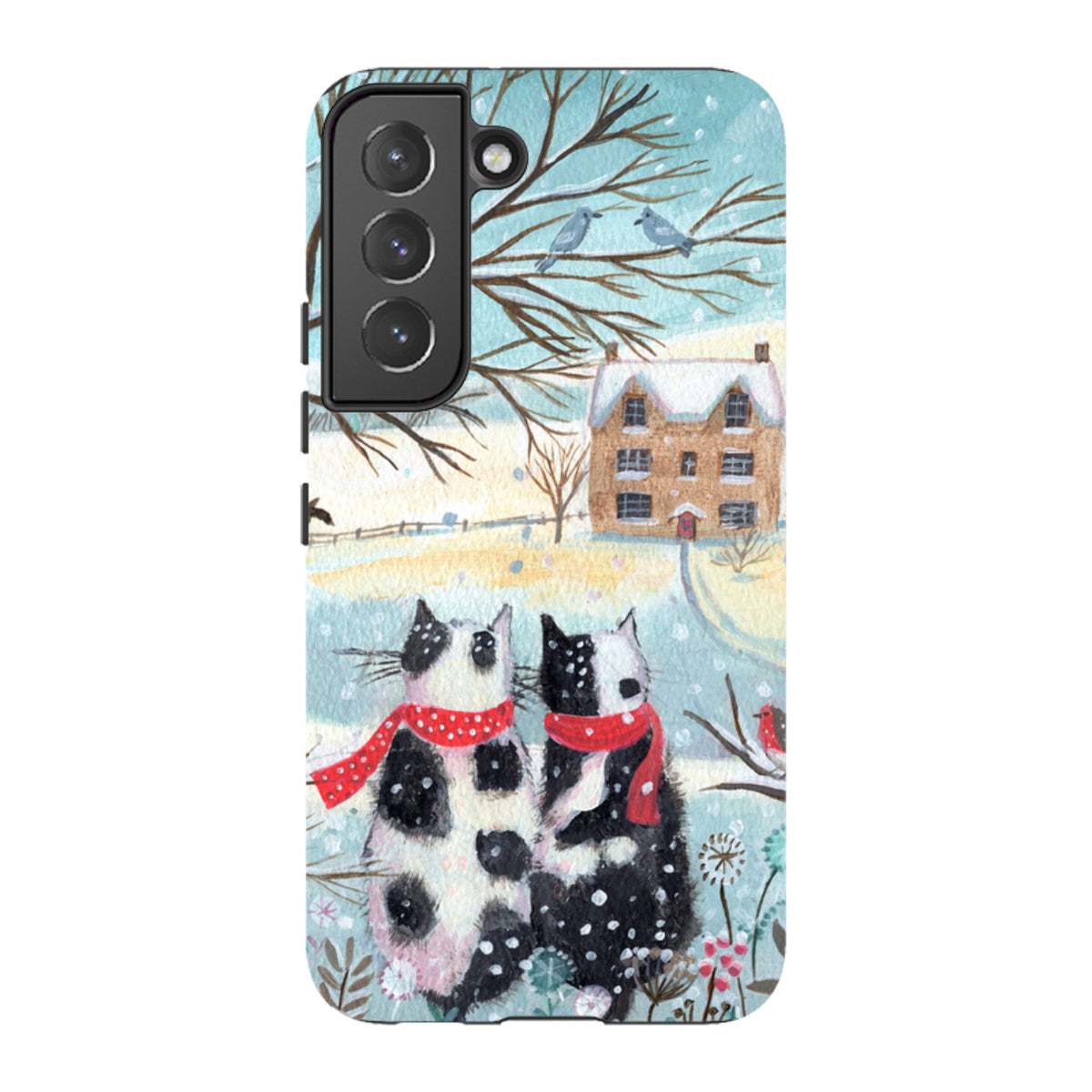 Samsung Tough Case - Christmas Cats By Mary Stubberfield