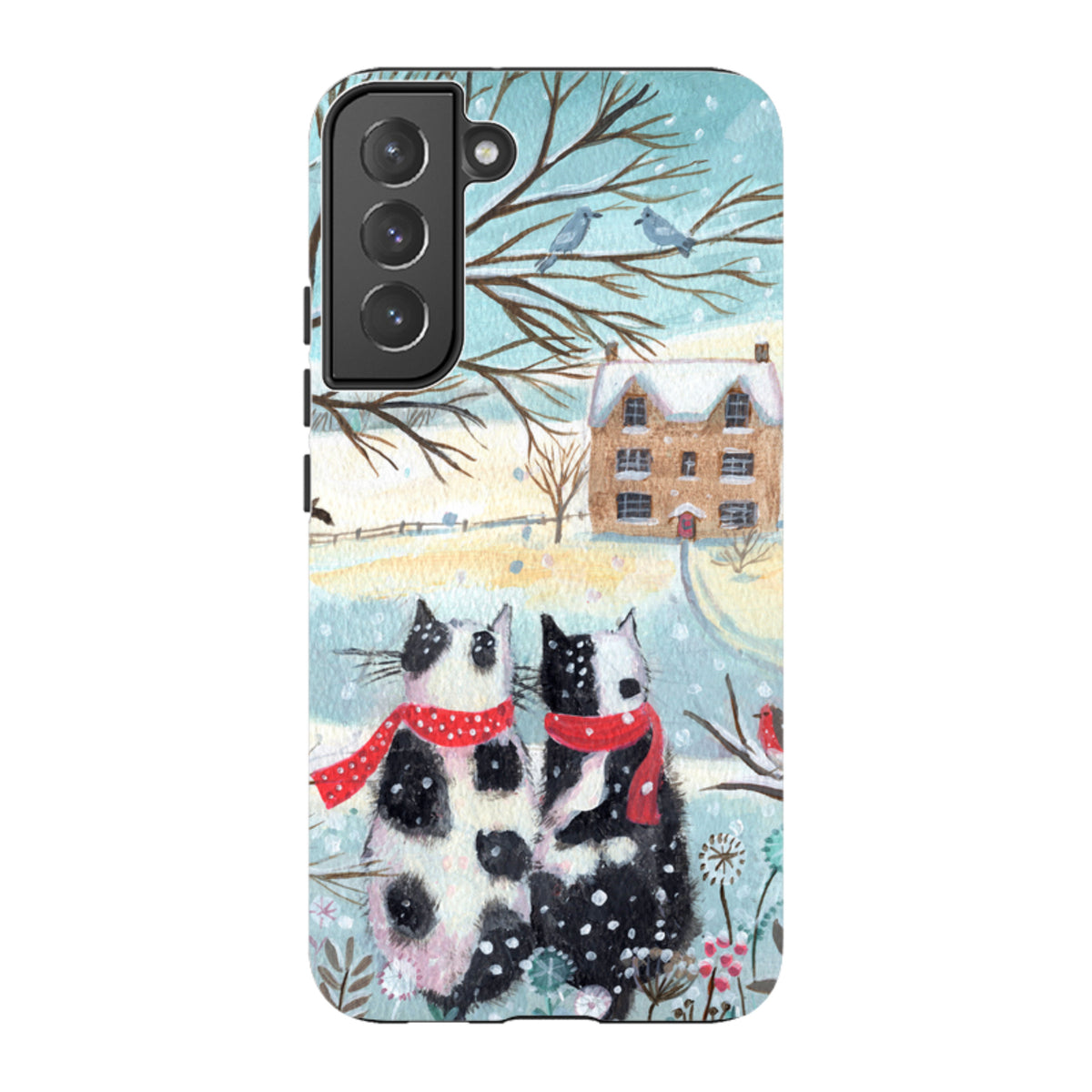 Samsung Tough Case - Christmas Cats By Mary Stubberfield