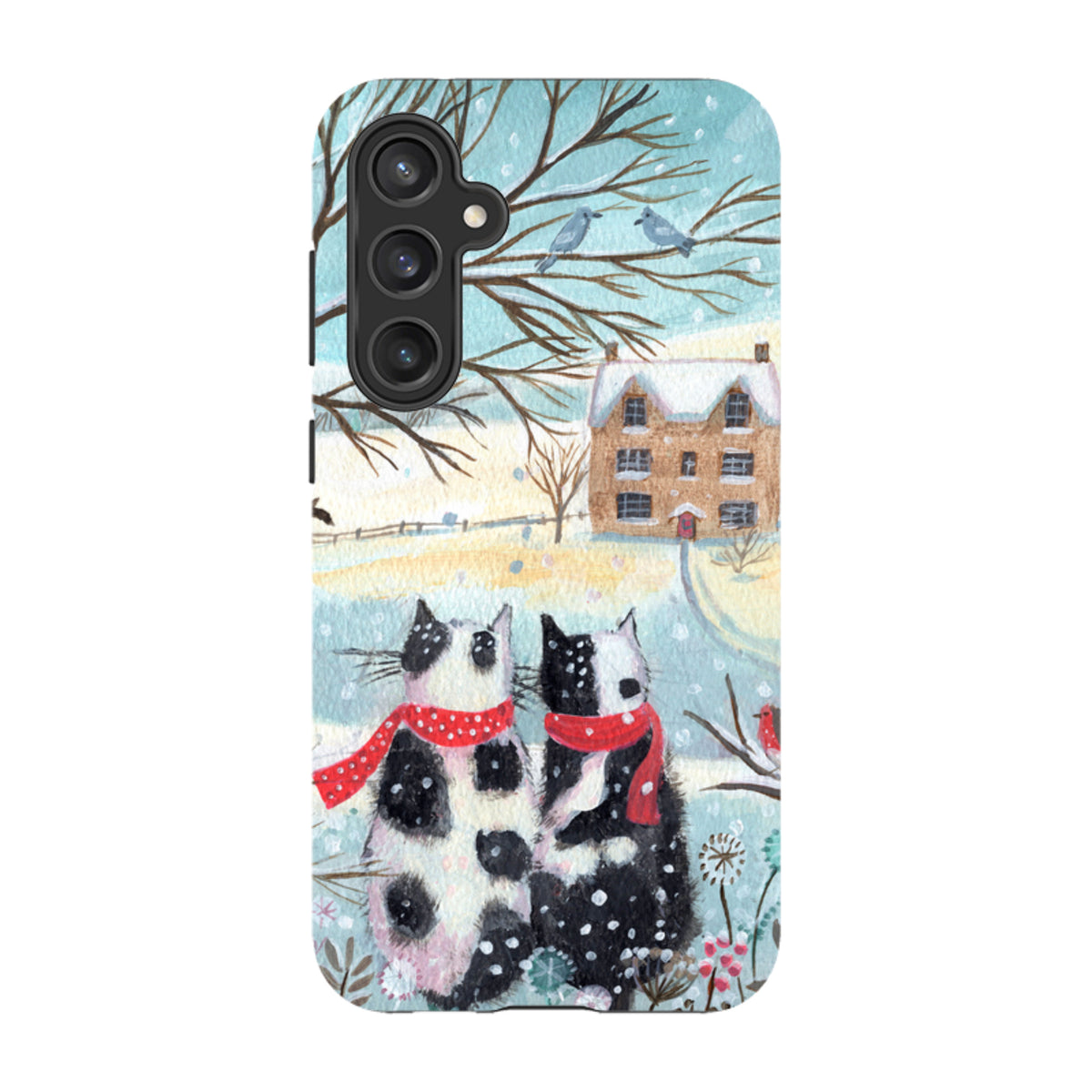 Samsung Tough Case - Christmas Cats By Mary Stubberfield