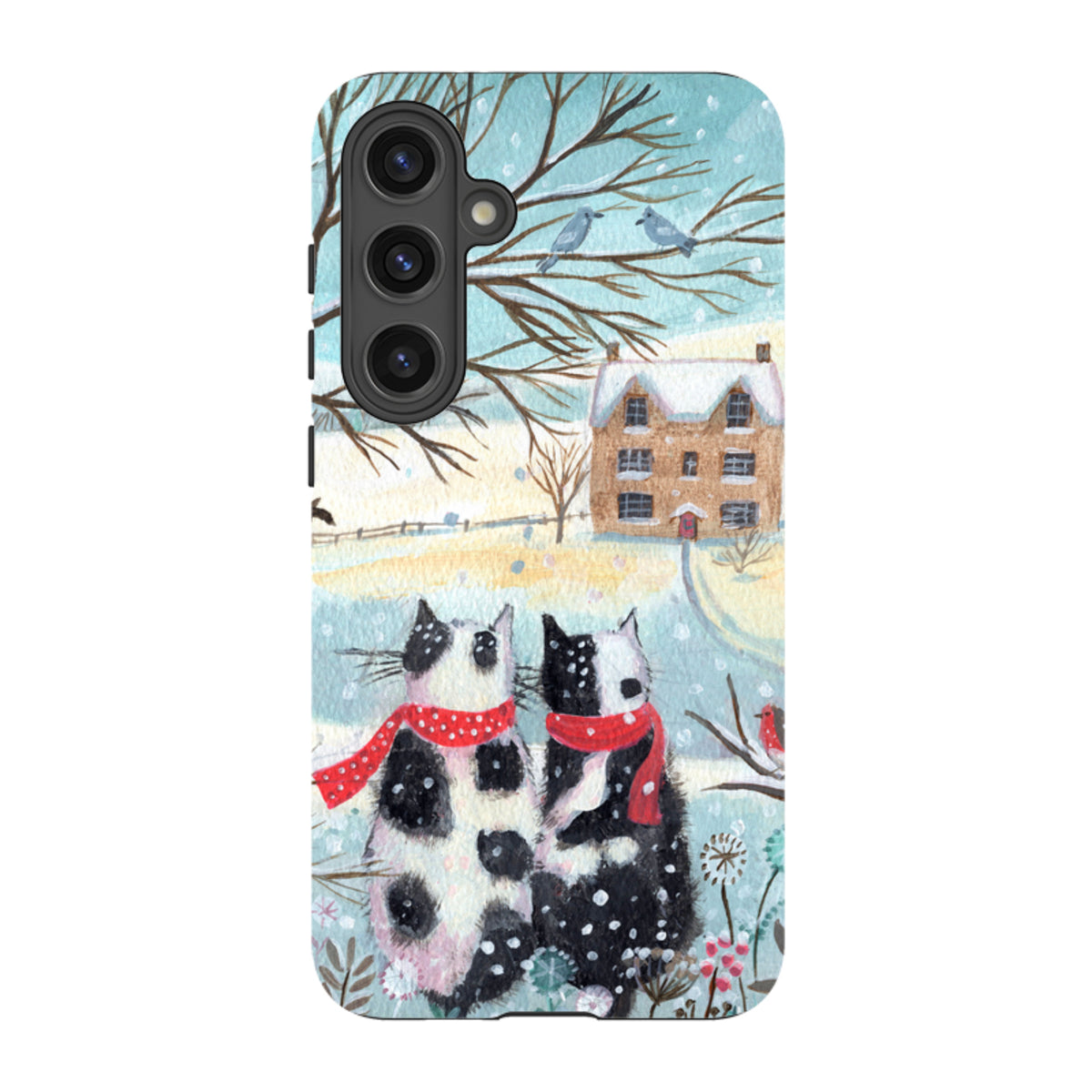 Samsung Tough Case - Christmas Cats By Mary Stubberfield
