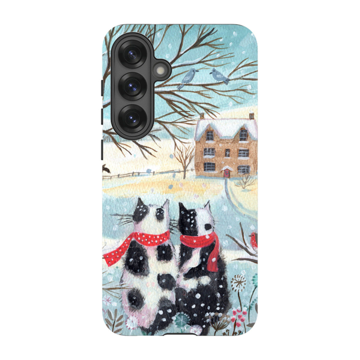 Samsung Tough Case - Christmas Cats By Mary Stubberfield