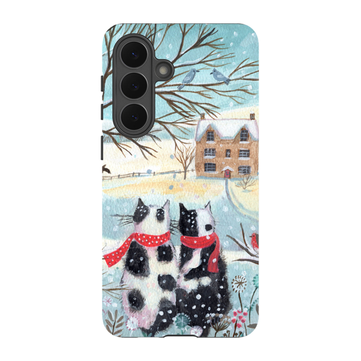 Samsung Tough Case - Christmas Cats By Mary Stubberfield