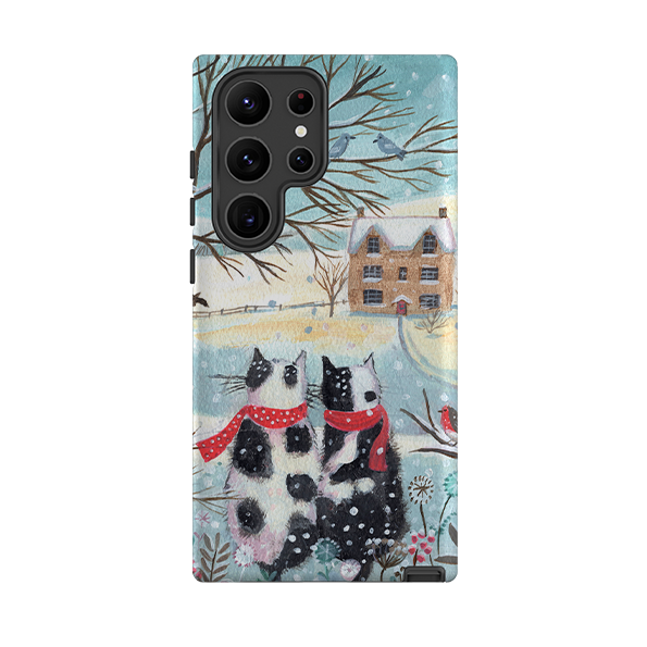 Samsung Tough Case - Christmas Cats By Mary Stubberfield