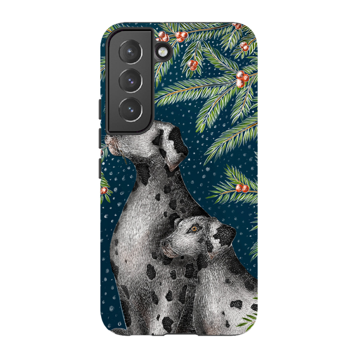 Samsung Tough Case - Christmas Dalmatians By Catherine Rowe
