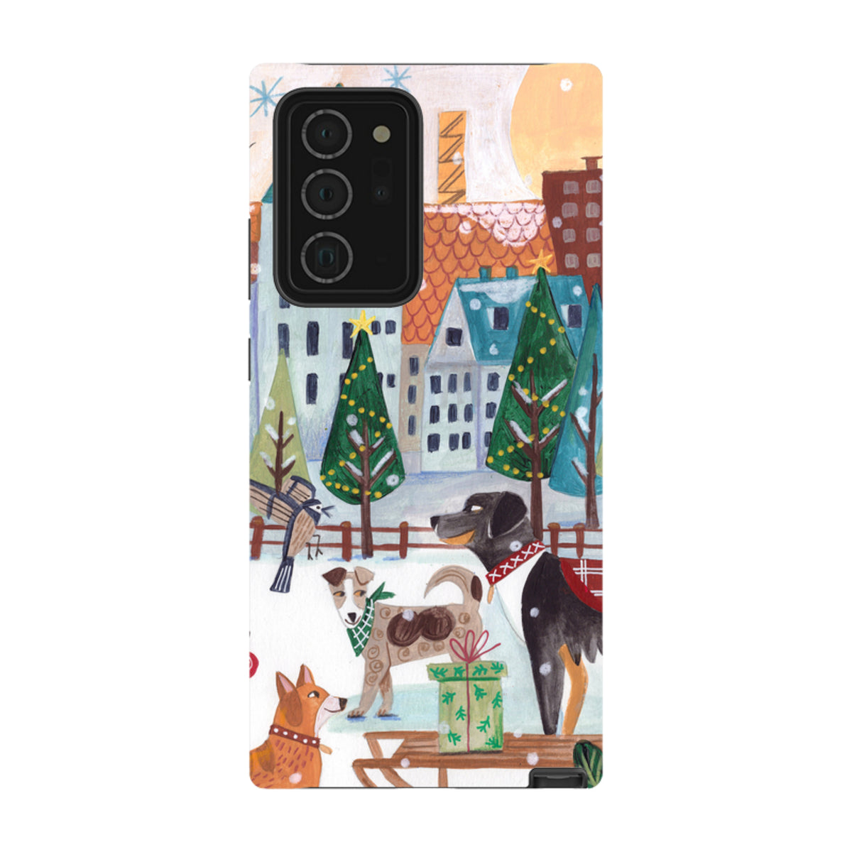 Samsung Tough Case - Christmas Dogs By Caroline Bonne Muller