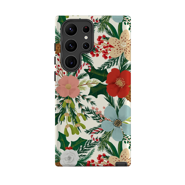 Samsung Tough Case - Christmas Florals By Abby Jacobs