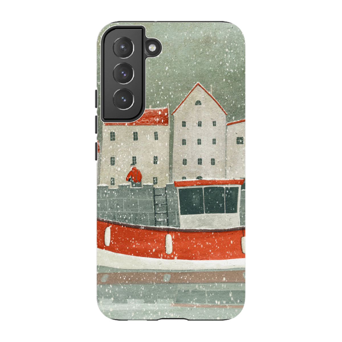 Samsung Tough Case - Christmas Harbour By Maja Lindberg