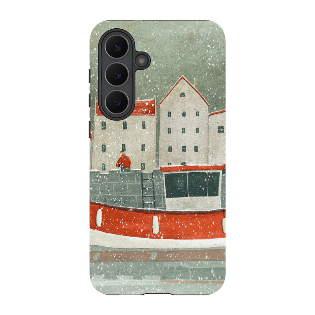 Samsung Tough Case - Christmas Harbour By Maja Lindberg