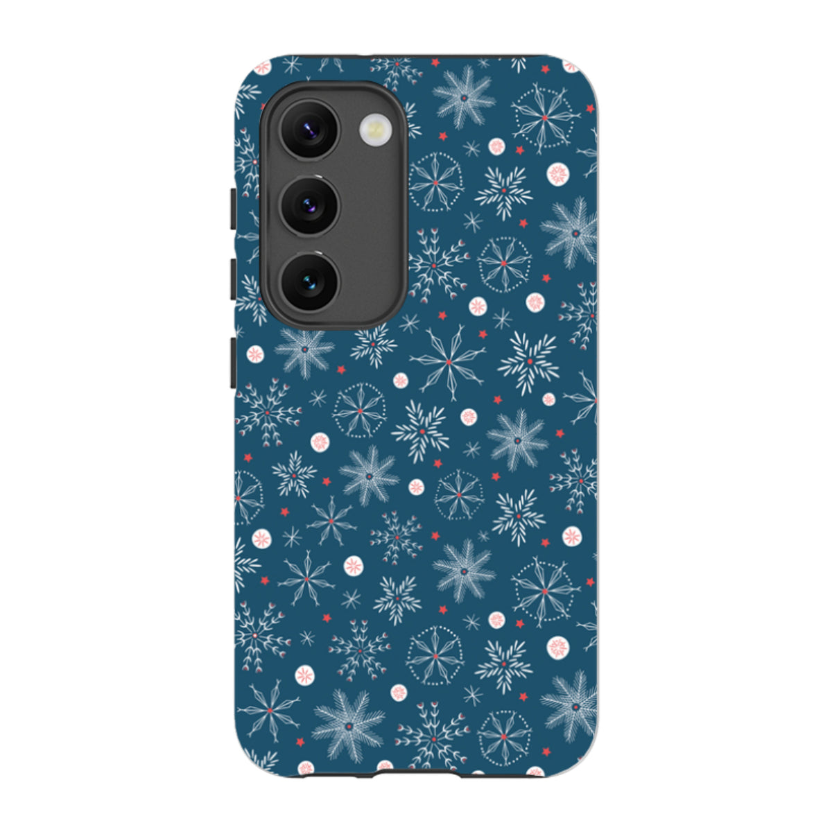 Samsung Tough Case - Christmas Snowflakes By Ali Brookes