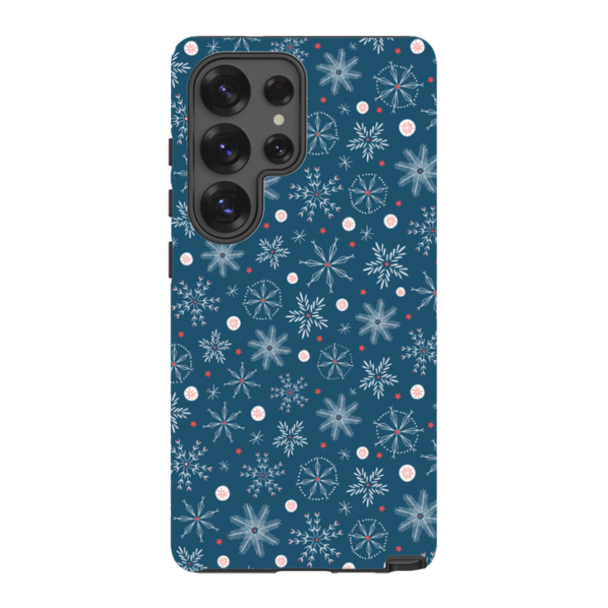 Samsung Tough Case - Christmas Snowflakes By Ali Brookes