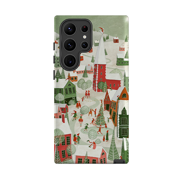 Samsung Tough Case - Christmas Town By Maja Lindberg