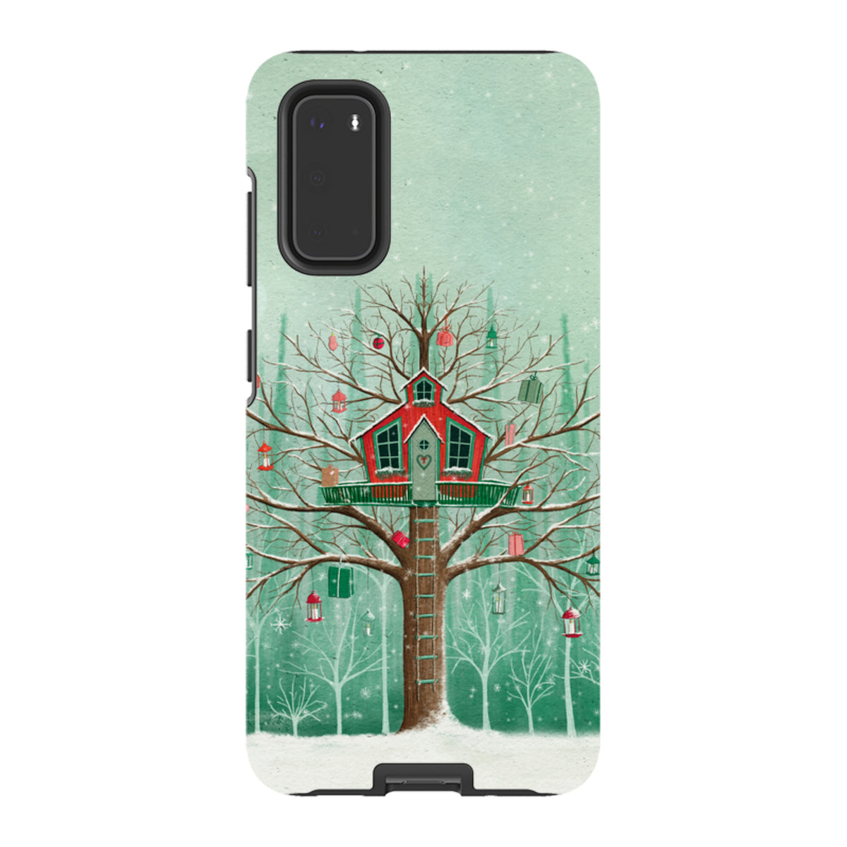 Samsung Tough Case - Christmas Tree House By Maja Lindberg