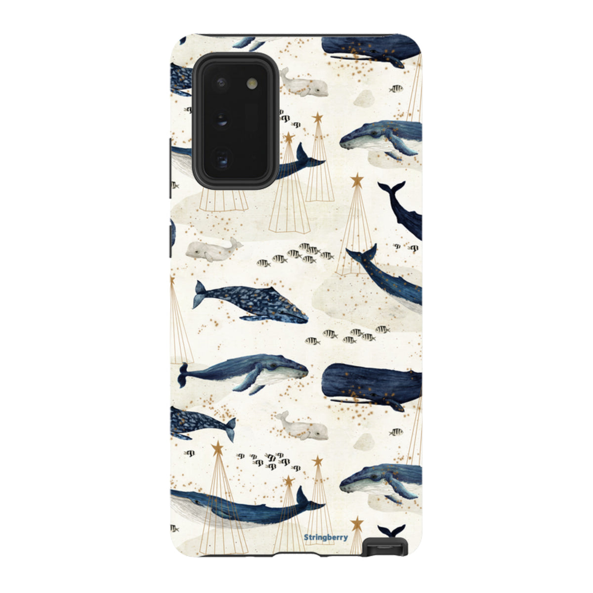 Samsung Tough Case - Christmas Whale III By Katherine Quinn
