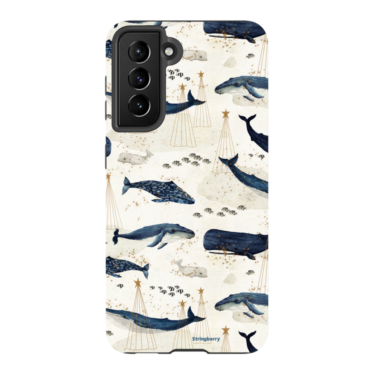 Samsung Tough Case - Christmas Whale III By Katherine Quinn