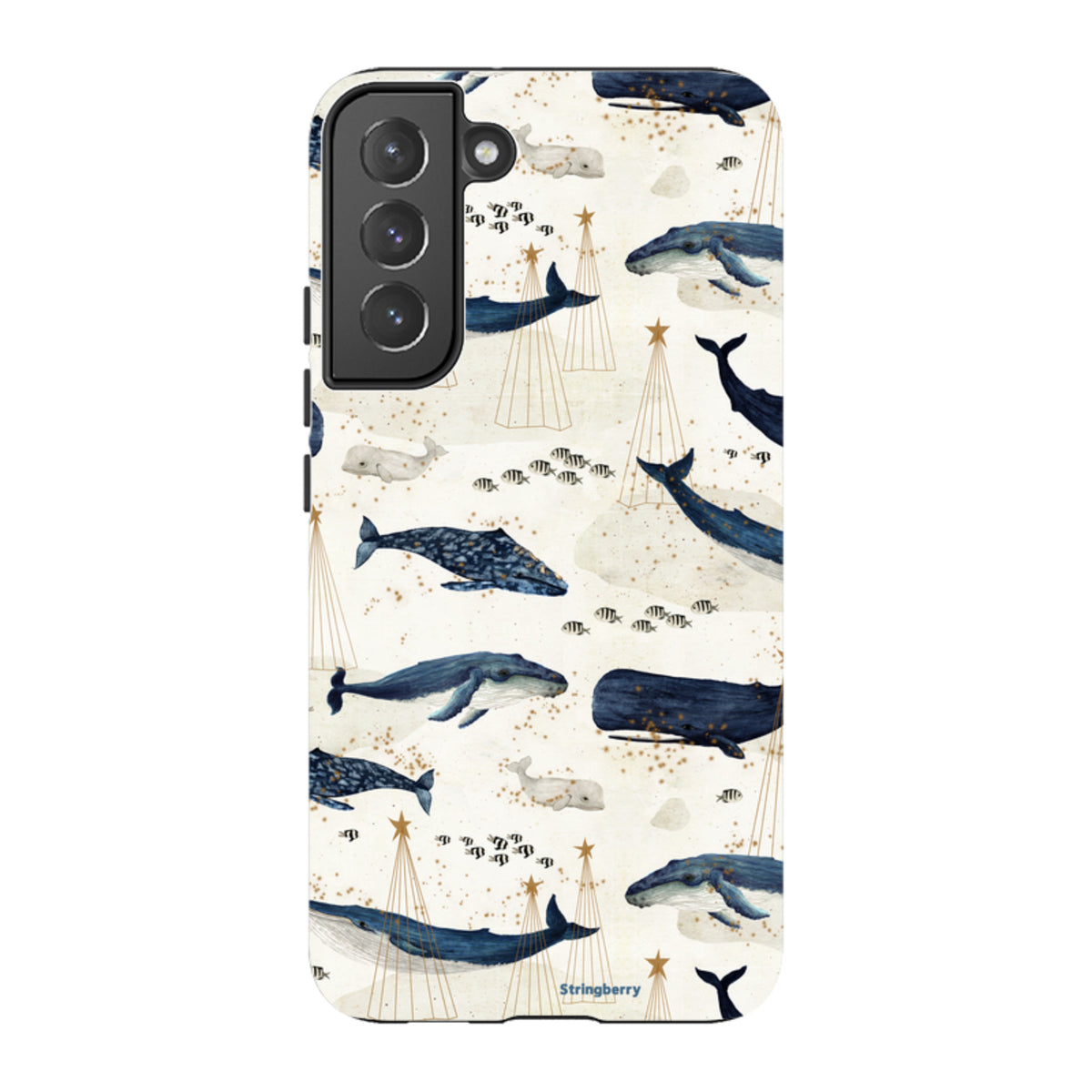 Samsung Tough Case - Christmas Whale III By Katherine Quinn