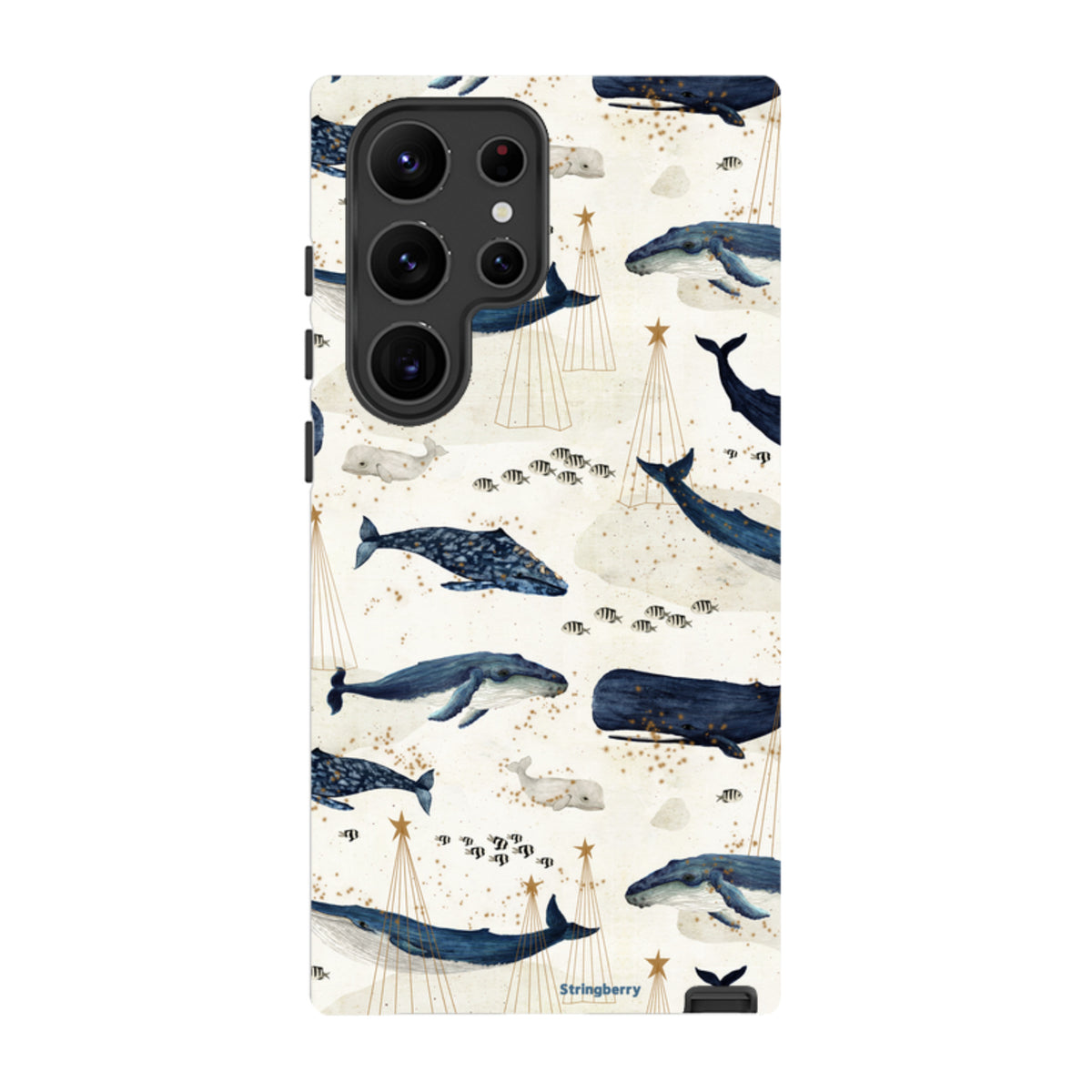 Samsung Tough Case - Christmas Whale III By Katherine Quinn