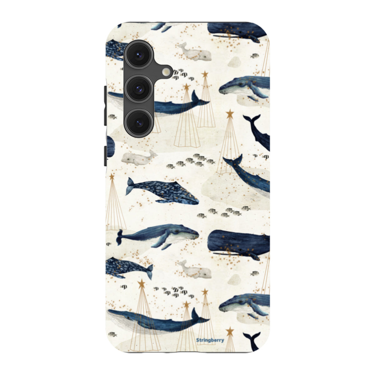 Samsung Tough Case - Christmas Whale III By Katherine Quinn