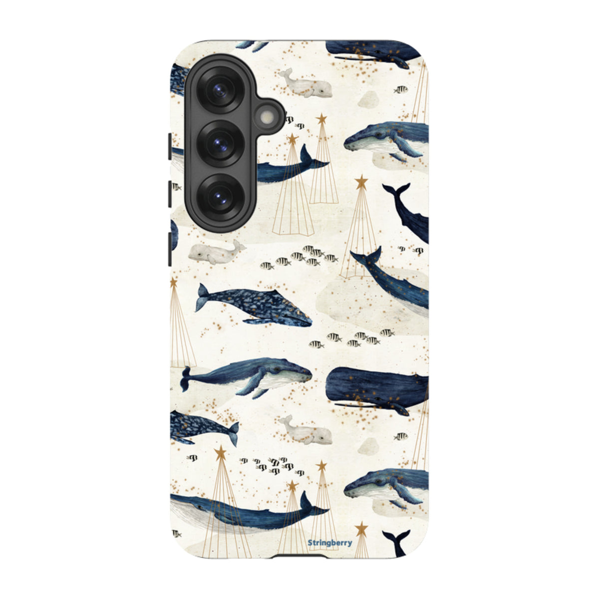 Samsung Tough Case - Christmas Whale III By Katherine Quinn