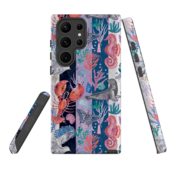 Samsung Tough Case – Coastal Calling Stripe III von Emma Frances Grant