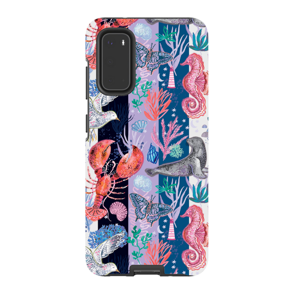 Samsung Tough Case – Coastal Calling Stripe III von Emma Frances Grant