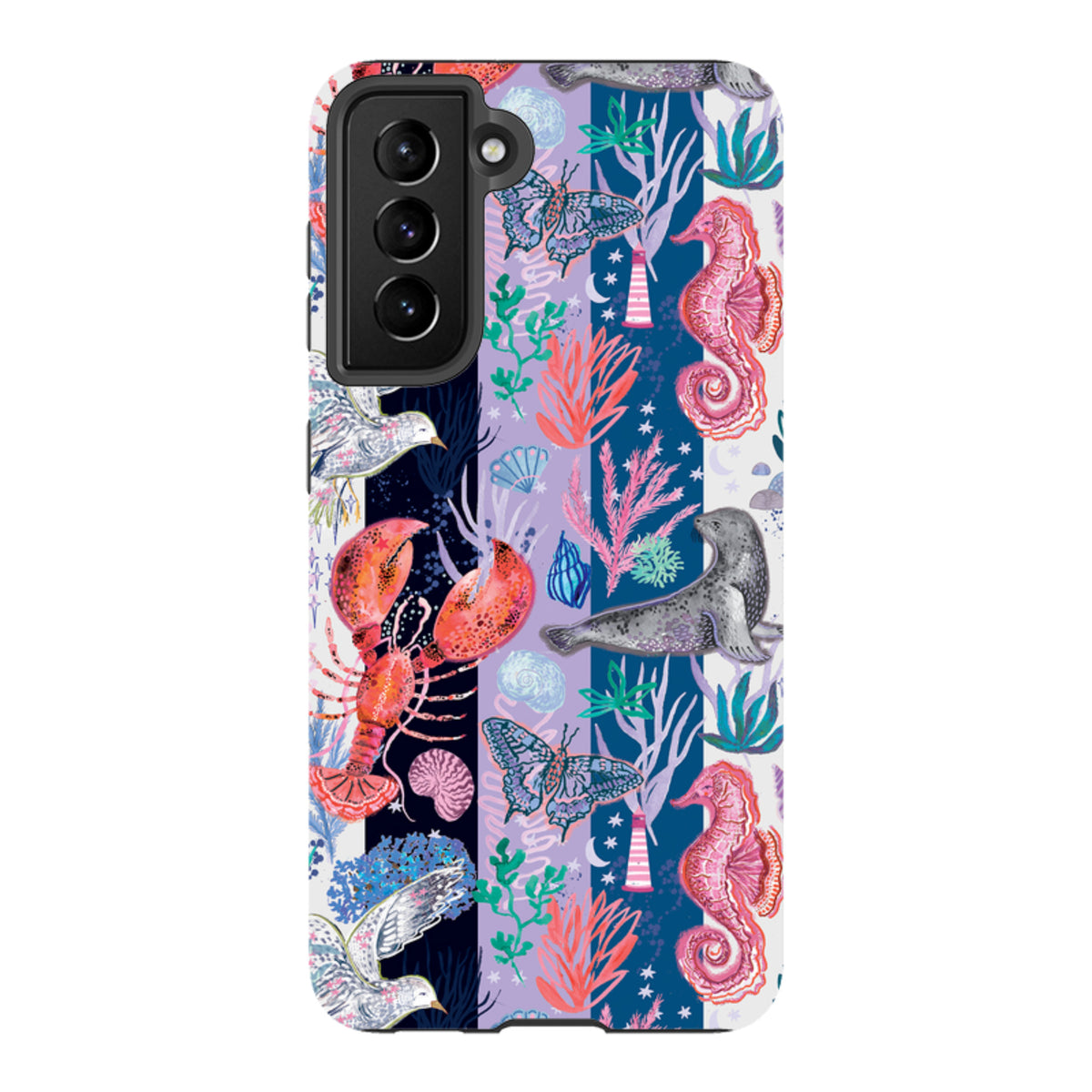 Samsung Tough Case – Coastal Calling Stripe III von Emma Frances Grant