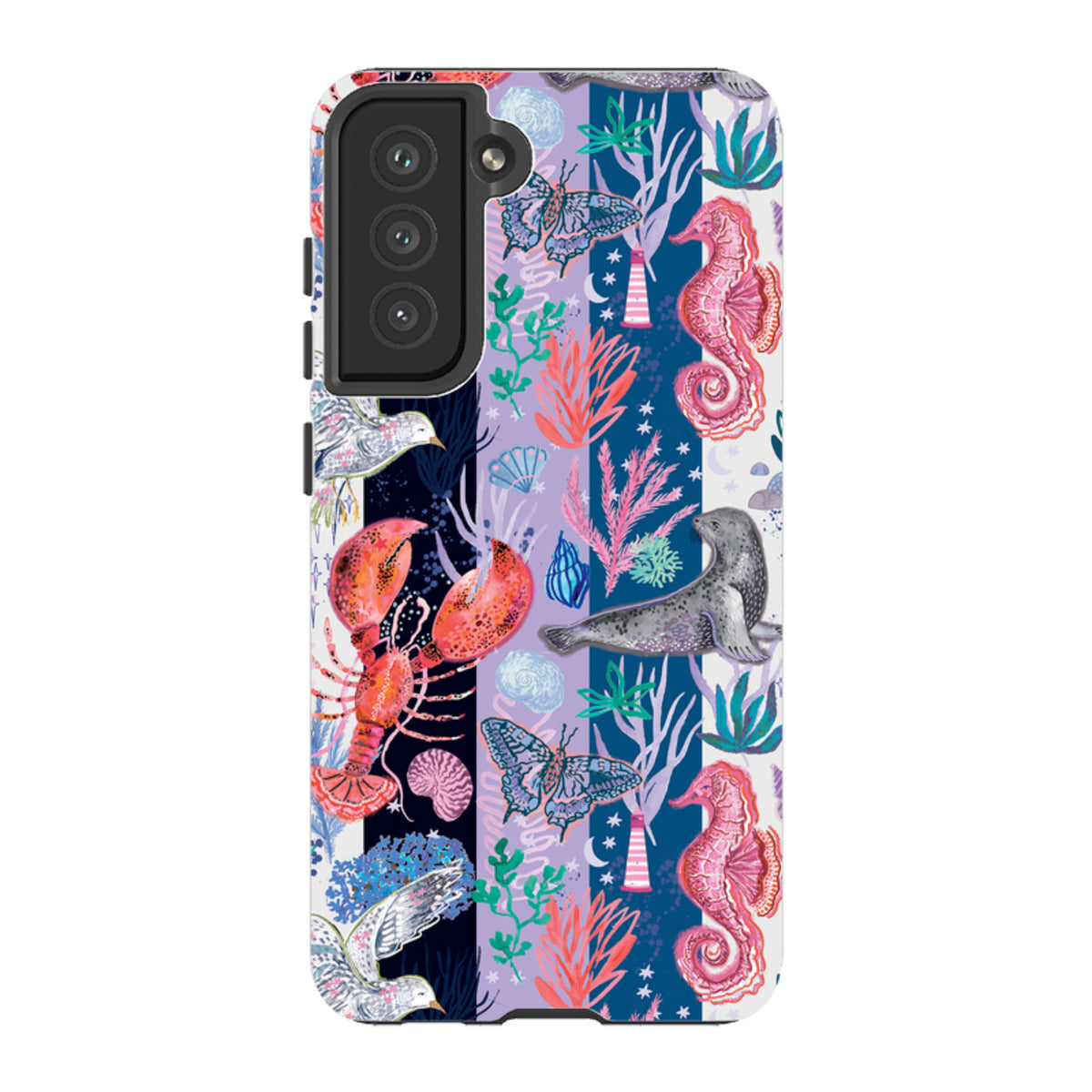 Samsung Tough Case – Coastal Calling Stripe III von Emma Frances Grant