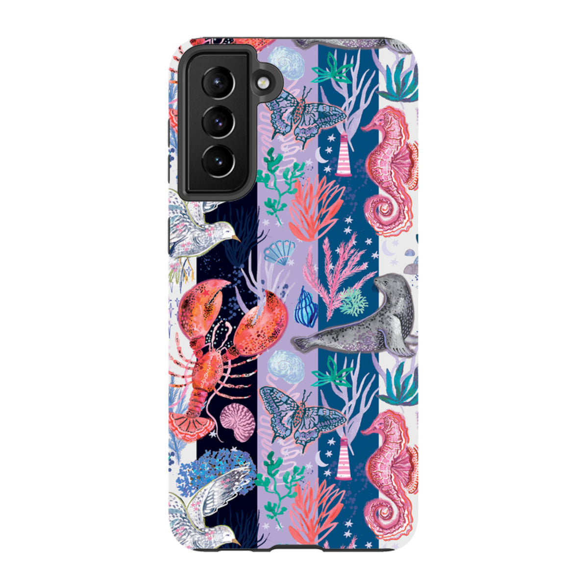 Samsung Tough Case – Coastal Calling Stripe III von Emma Frances Grant