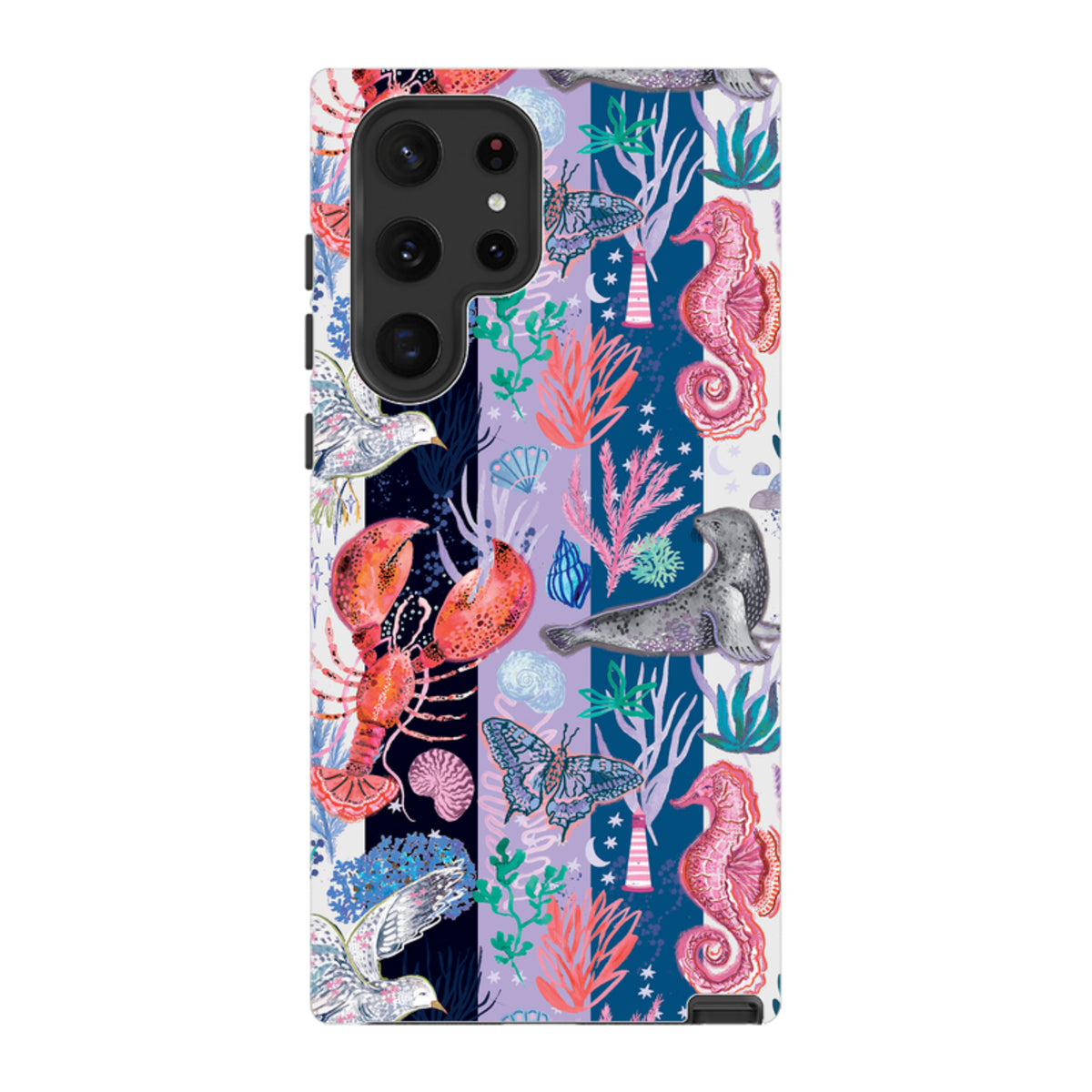 Samsung Tough Case – Coastal Calling Stripe III von Emma Frances Grant