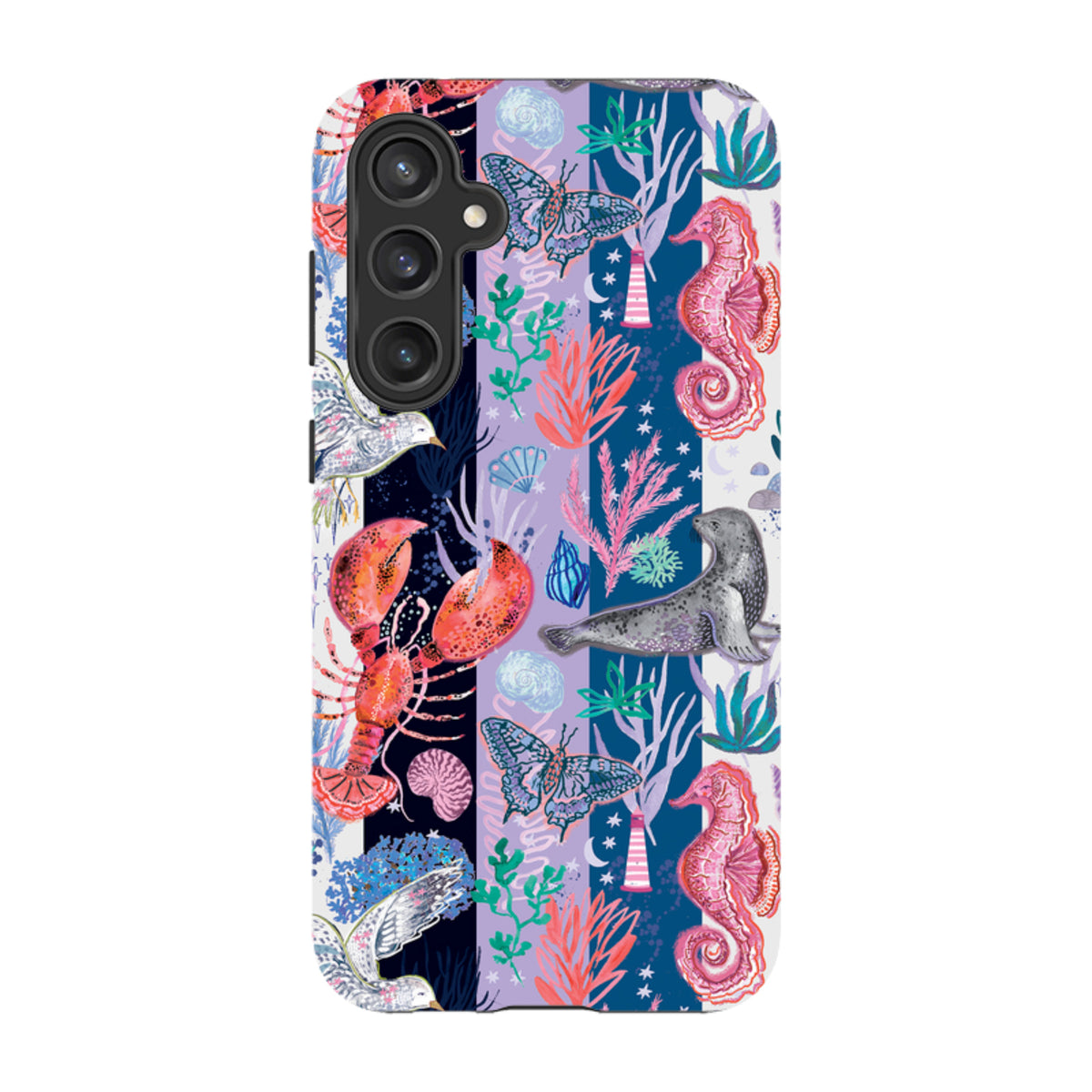 Samsung Tough Case – Coastal Calling Stripe III von Emma Frances Grant