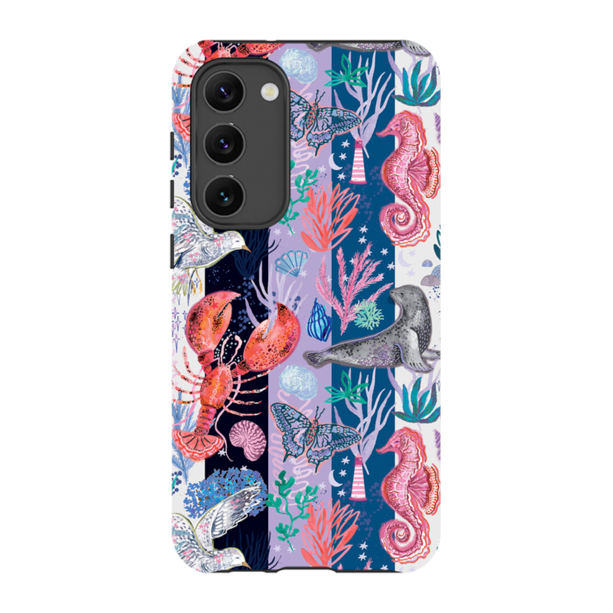 Samsung Tough Case – Coastal Calling Stripe III von Emma Frances Grant