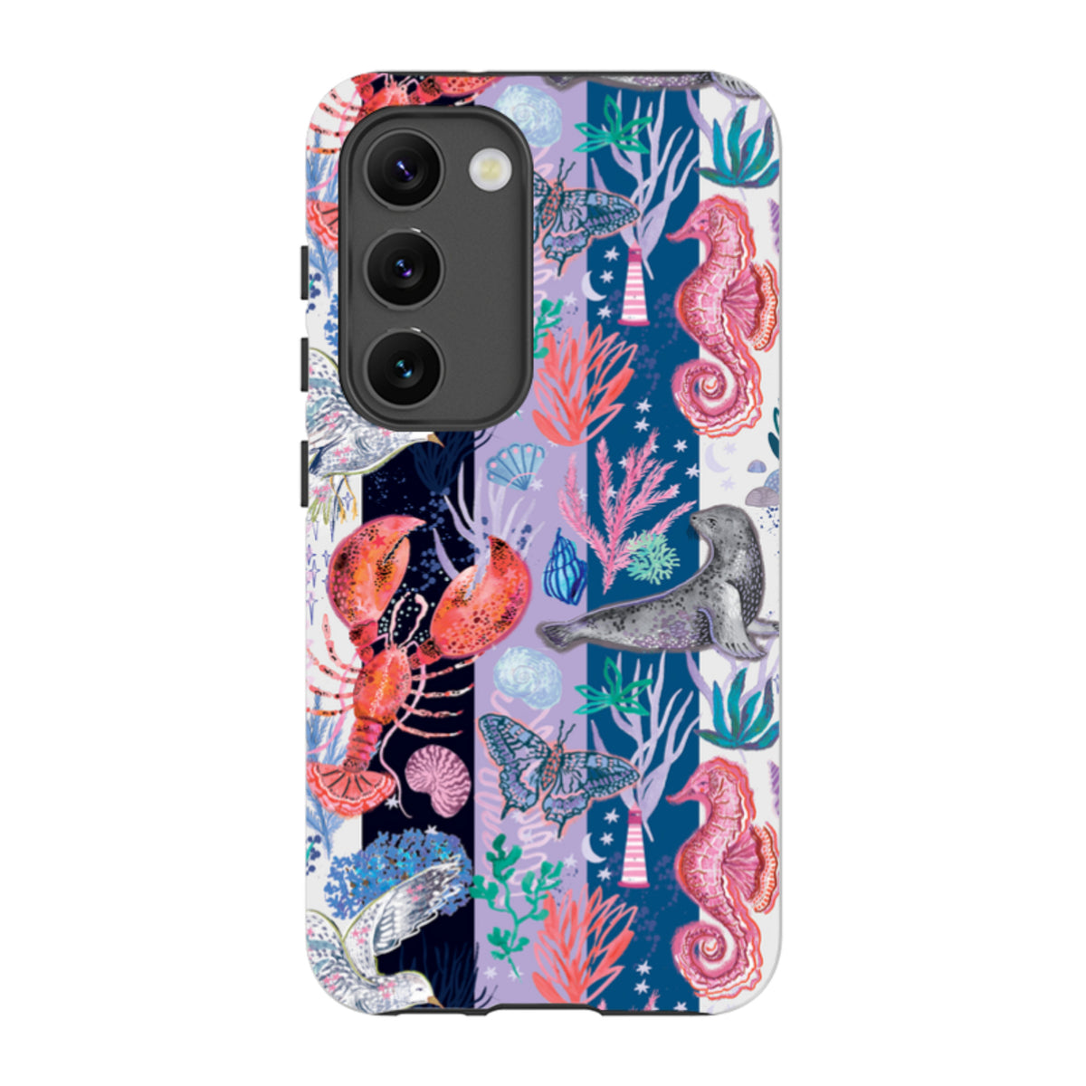 Samsung Tough Case – Coastal Calling Stripe III von Emma Frances Grant
