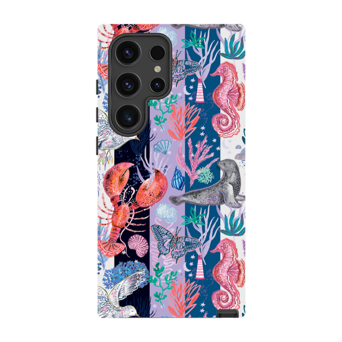 Samsung Tough Case – Coastal Calling Stripe III von Emma Frances Grant