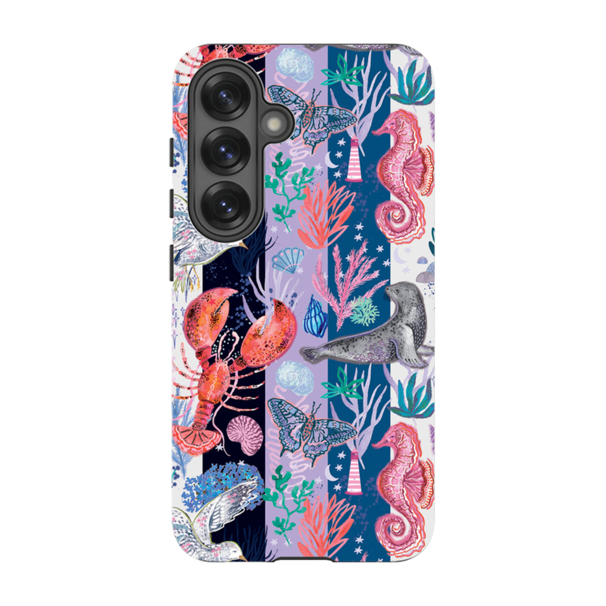 Samsung Tough Case – Coastal Calling Stripe III von Emma Frances Grant