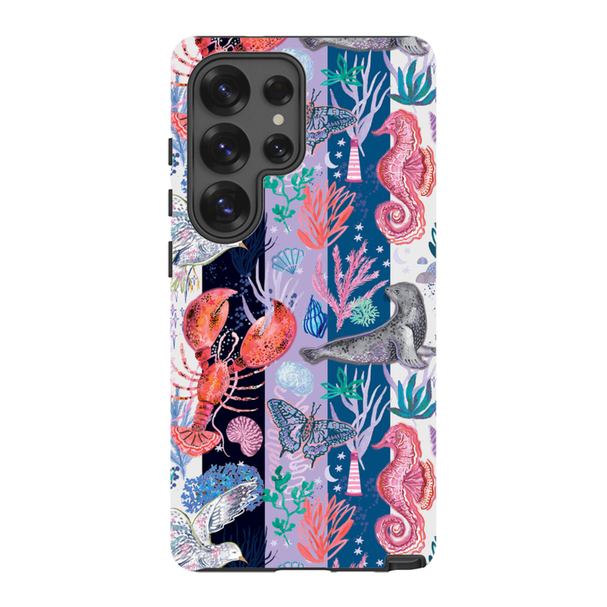 Samsung Tough Case – Coastal Calling Stripe III von Emma Frances Grant