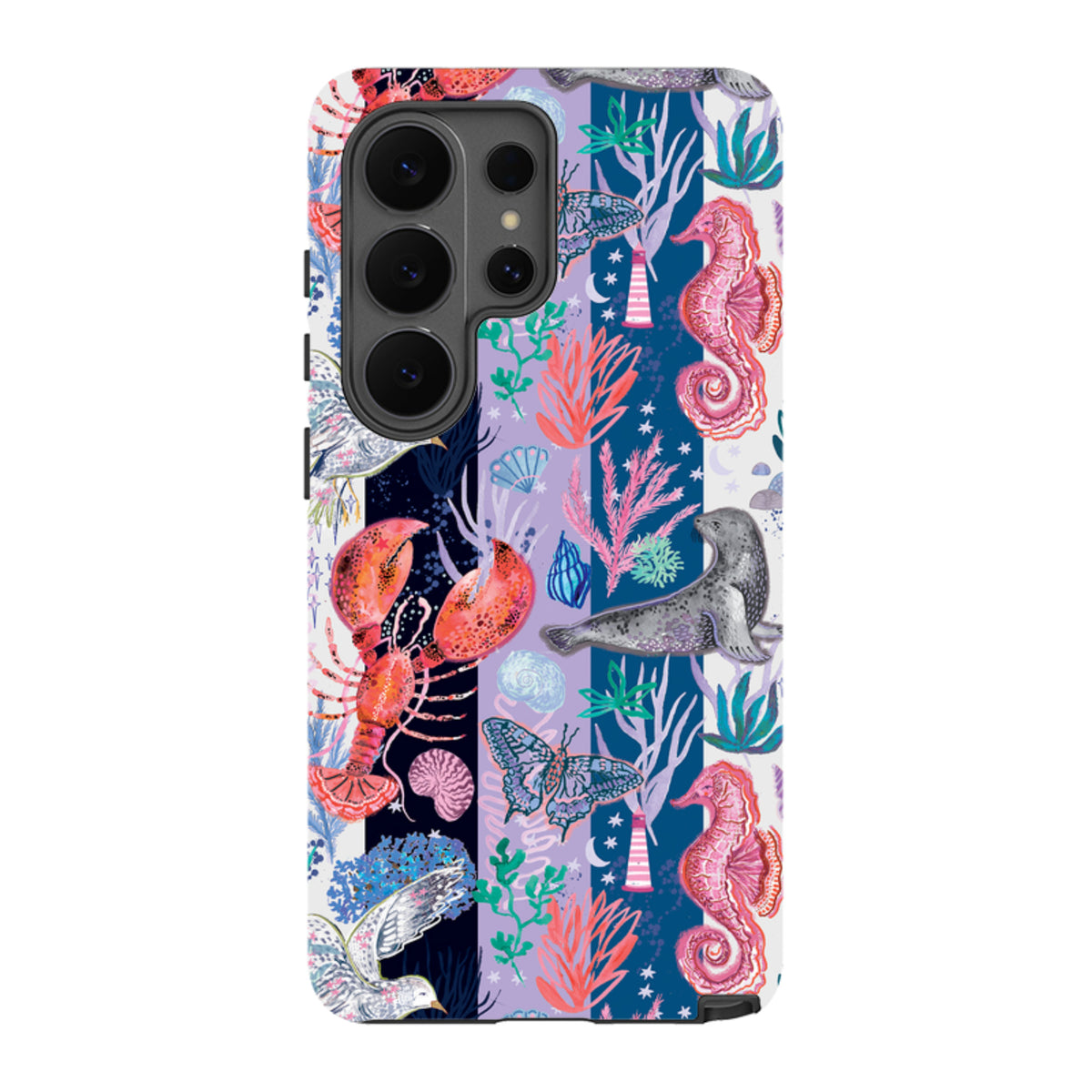Samsung Tough Case – Coastal Calling Stripe III von Emma Frances Grant