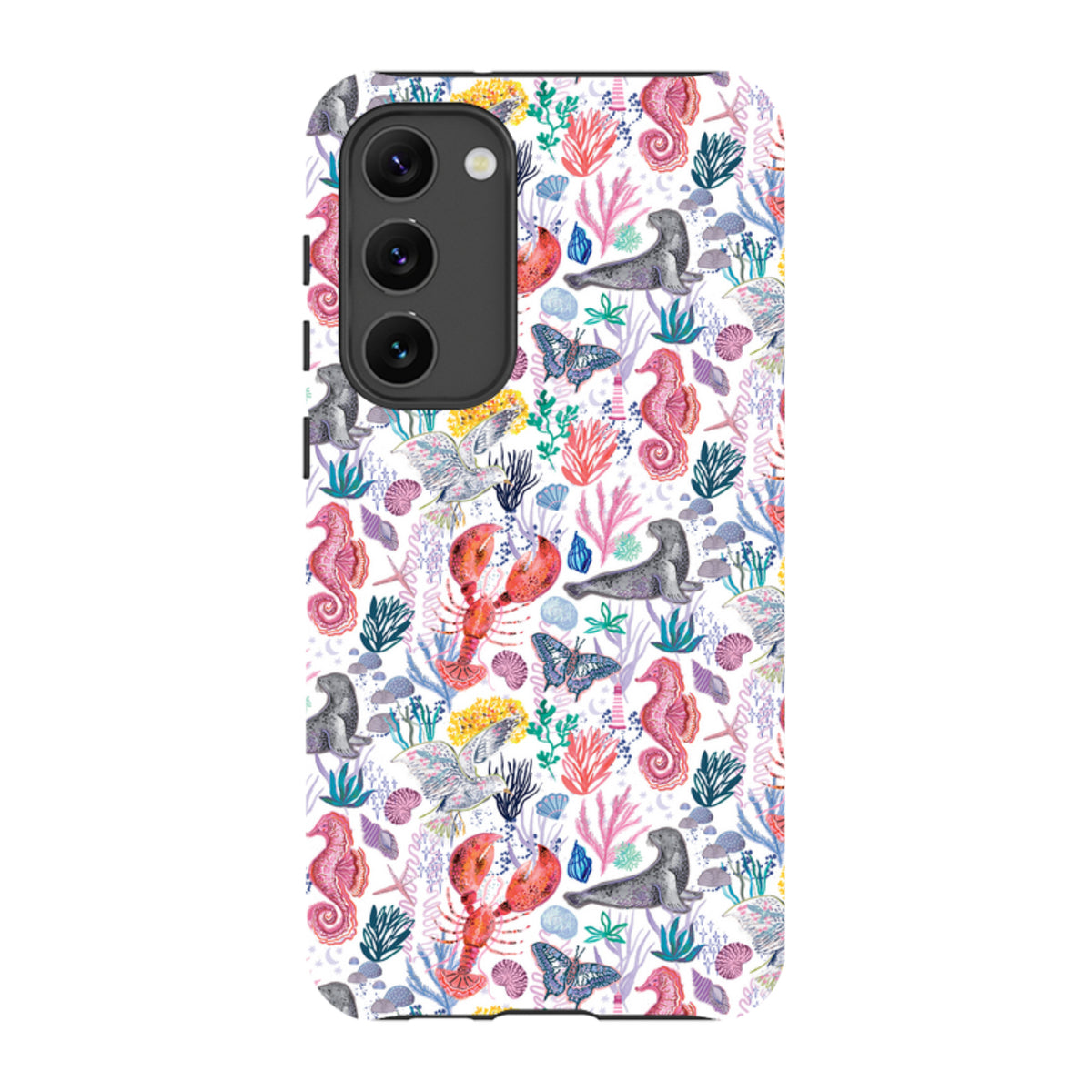 Samsung Tough  Case - Coastline Pattern B By Emma Frances Grant